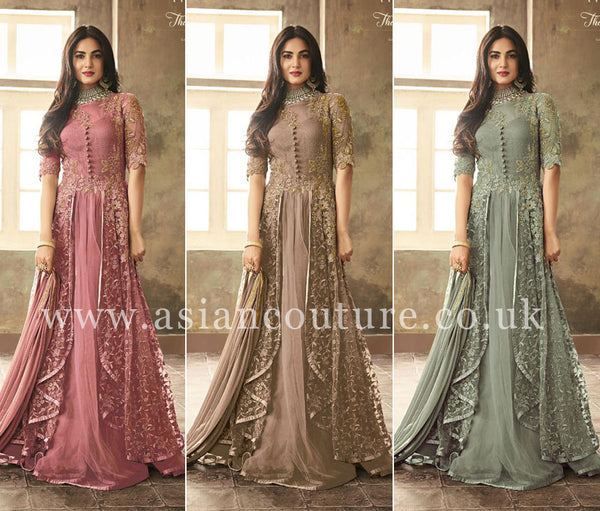 LAVISHING NEW INDIAN WEDDING STYLISH GOWN - Asian Party Wear