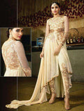 9105 CREAM AAFREEN ADAA VOL 2 DESIGNER PANT STYLE SUIT - Asian Party Wear