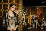 S48 BLACK BLOSSOM SYBELLA DESIGNER LEHENGA DRESS - Asian Party Wear