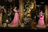 S47 PINK BLOSSOM SYBELLA DESIGNER LEHENGA DRESS - Asian Party Wear