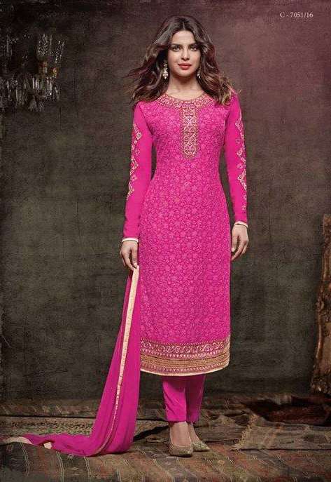 ZHR5139 RANI COLOUR HEROINE STARLET GEORGETTE STRAIGHT CUT STYLE SUIT