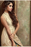 ZMA19004 BEIGE MAISHA ADDICTION 5 PARTY WEAR SUIT - Asian Party Wear