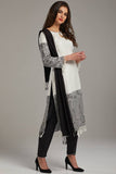 Black and White Indian Pakistani Readymade Salwar Kameez - Asian Party Wear