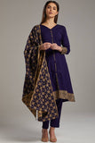 Navy Blue Pakistani Designer Readymade Dress - Asian Party Wear