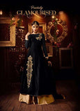 Black & Gold Lehenga Indian Ethnic Wedding Dress - Asian Party Wear