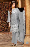 47001 GREY MAHROSH  Nishwa Replica PAKISTANI STYLE SALWAR KAMEEZ - Asian Party Wear