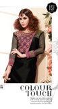 ZRSF-10158  MUSKAAN BLACK DESIGNER SALWAR KAMEEZ PARTY WEAR SUIT - Asian Party Wear