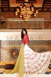 4037 PINK AND WHITE MARIA B PAKISTANI STYLE LEHNGA - Asian Party Wear