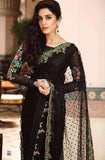 Z4036 BLACK MARIA B PAKISTANI STYLE SAREE - Asian Party Wear