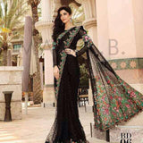 Z4036 BLACK MARIA B PAKISTANI STYLE SAREE - Asian Party Wear