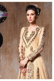 RANGSUTRA 7007 GOLD GEORGETTE ANARKALI STYLE DRESS - Asian Party Wear