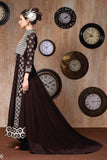 RANGSUTRA 7006 BROWN GEORGETTE ANARKALI STYLE DRESS - Asian Party Wear