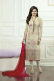 Beige Indian Ethnic Wear Salwar Suit - Asian Party Wear