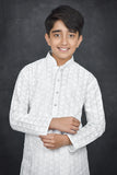 White Kurta Boys Eid Salwar Kameez - Asian Party Wear