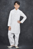 White Kurta Boys Eid Salwar Kameez - Asian Party Wear