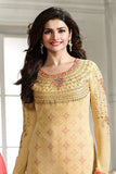 K4293 BEIGE KASEESH PRACHI-22 STRAIGHT SALWAR KAMEEZ SUIT - Asian Party Wear