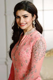 K4294 PINK FLORAL DESIGNER SALWAR KAMEEZ SUIT - Asian Party Wear