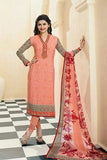 4569 ORANGE KASEESH PARTY WEAR SUIT - Asian Party Wear