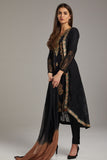 BLACK INDIAN ETHNIC TRENDY READYMADE SALWAR KAMEEZ - Asian Party Wear