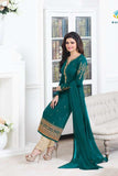 5014 GREEN KASEESH PRACHI GEORGETTE PARTY WEAR SALWAR KAMEEZ SUIT - Asian Party Wear