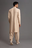 Beige Pakistani Menswear Shalwar Kameez - Asian Party Wear