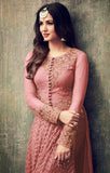 AC4707-G HOT PINK INDIAN HEAVY EMBROIDERED WEDDING WEAR DRESS - Asian Party Wear