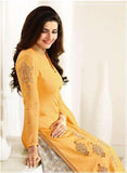 5734 YELLOW KASEESH PRACHI GALAXY DESIGNER ANARKALI DRESS - Asian Party Wear