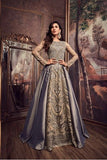 Grey New Party Bridesmaid Wedding Dress Gown Collection 2019 - Asian Party Wear