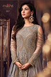 Grey New Party Bridesmaid Wedding Dress Gown Collection 2019 - Asian Party Wear