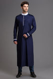 BLUE MENS EID-AL-FITR JUBBA - Asian Party Wear