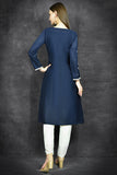 Blue Depths Jacket style Suit - Asian Party Wear