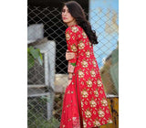 EA-15 BLACK ESHA AISHA SPRING SUMMER LAWN EMBROIDERED SALWAR SUIT - Asian Party Wear