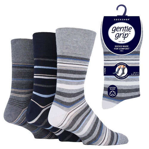 MENS GENTLE GRIP SOCKS SEA BREEZE - Asian Party Wear