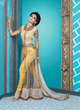 M16007 MEHAK BUTTERCUP YELLOW GEORGETTE SALWAR KAMEEZ - Asian Party Wear