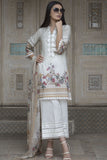 GREEN WHITE GREY PAKISTANI LAWN SALWAR KAMEEZ - Asian Party Wear