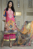 PINK PRINTED LAWN SUMMER WEAR SUIT - Asian Party Wear