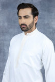 Cream Mens Kurta Shalwar Readymade Menswear - Asian Party Wear