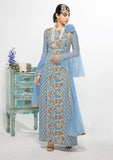 BLUE INDIAN WEDDING AND BRIDAL SALWAR SUIT - Asian Party Wear