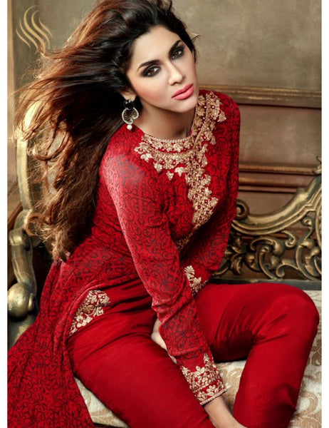 Red Maisha Lavish MA18004 - Asian Party Wear