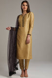 Gold Kurta Style Party Wear Indian Suit - Asian Party Wear