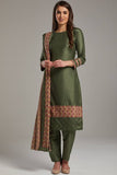 Pista Green Straight Cut Readymade Salwar kameez - Asian Party Wear