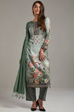 ZACF-33 Pista green printed designer salwar kameez - Asian Party Wear