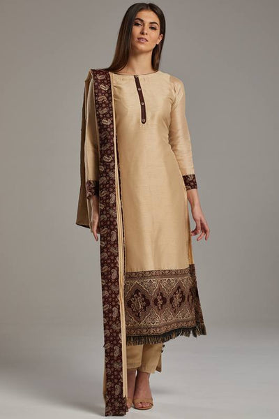 Gold Indian Pakistani Festive Salwar Kameez - Asian Party Wear