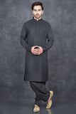 Black Pakistani Men Shalwar Kameez Formal Menswear - Asian Party Wear