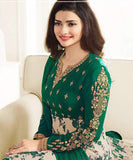 5737 GREEN KASEESH PRACHI GALAXY DESIGNER ANARKALI DRESS - Asian Party Wear