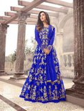 PALACE BLUE WOMEN GIRLS BRIDESMAIDS PARTY OCCASIONAL DESIGNER WEAR - Asian Party Wear