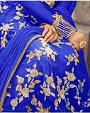 PALACE BLUE WOMEN GIRLS BRIDESMAIDS PARTY OCCASIONAL DESIGNER WEAR - Asian Party Wear