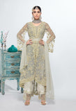 SILVER GREY ASIAN INDIAN WEDDING AND BRIDAL SALWAR SUIT - Asian Party Wear