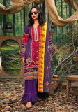 Grape Compote Bold Prints Lawn Salwar Suit - Asian Party Wear