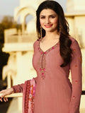 Hot Pink Royal Kaseesh Crepe Silkina Designer Salwar Suit - Asian Party Wear